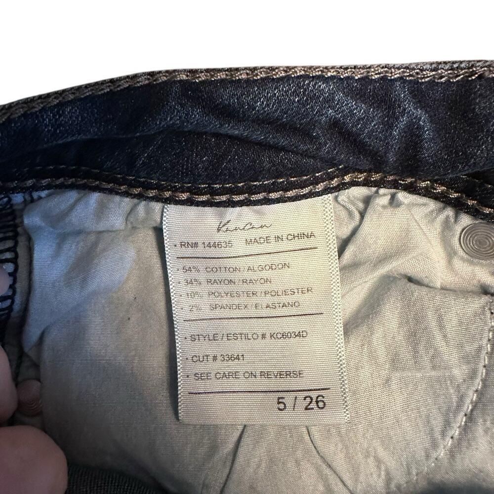 KanCan Estilo Womens Skinny Jeans 5/26 Distressed Mid Rise Stretch KC6034D - Picture 4 of 11